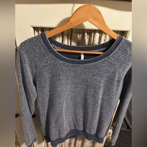 Z Supply Heathered Gray/Blue Sweatshirt